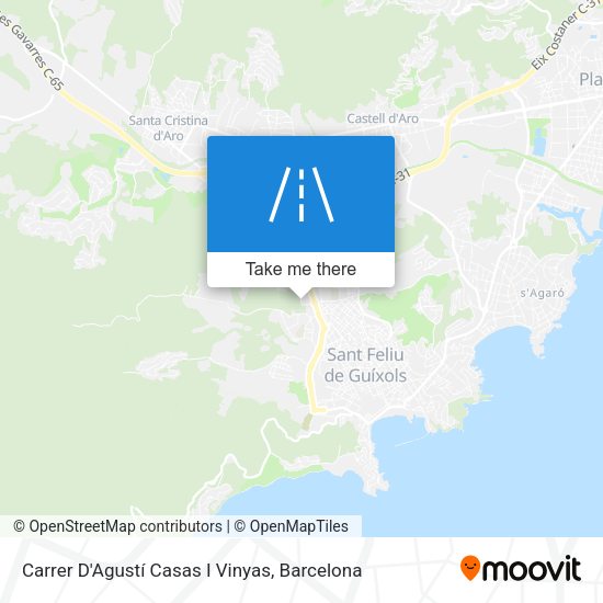 Carrer D'Agustí Casas I Vinyas map