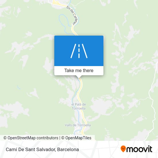 Camí De Sant Salvador map