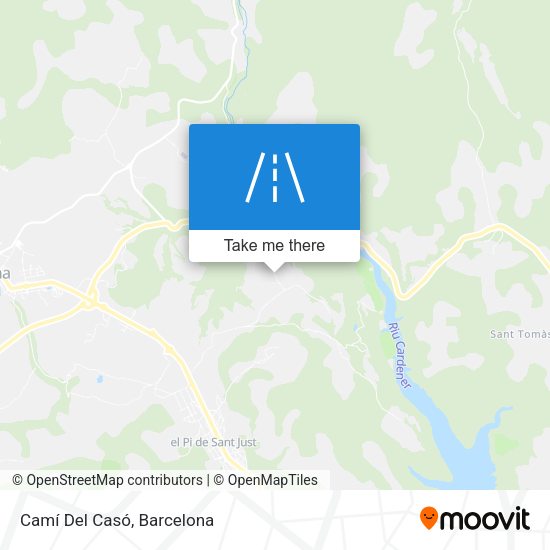 Camí Del Casó map