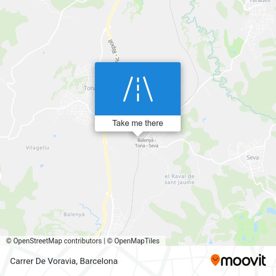 Carrer De Voravia map