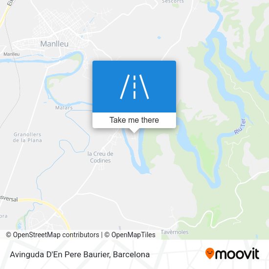 Avinguda D'En Pere Baurier map