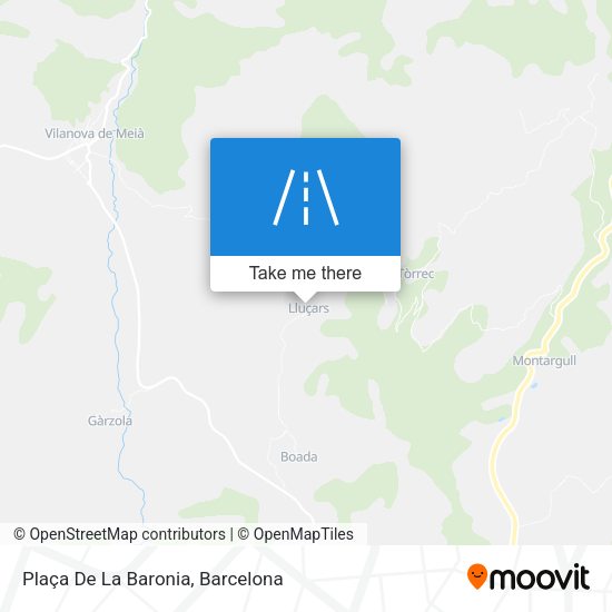Plaça De La Baronia map