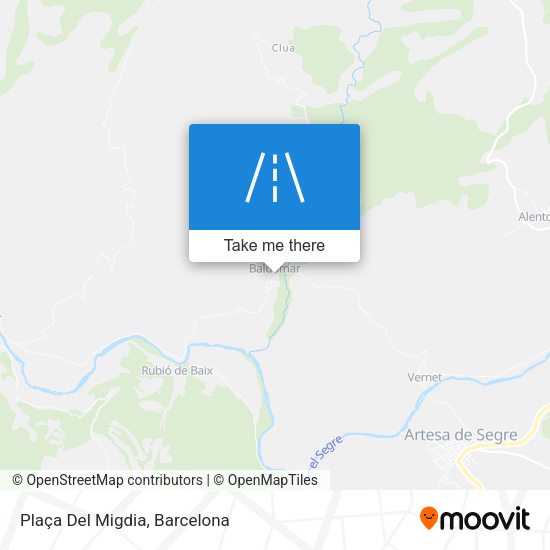Plaça Del Migdia map