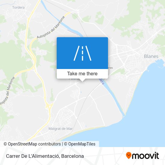 Carrer De L'Alimentació map