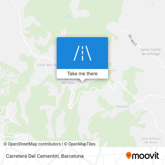 Carretera Del Cementiri map