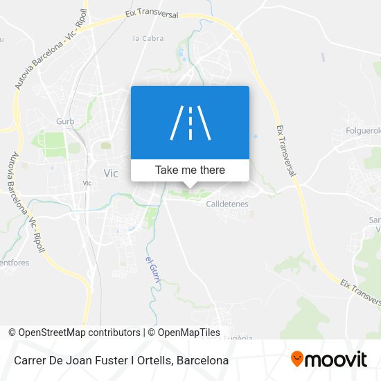 Carrer De Joan Fuster I Ortells map