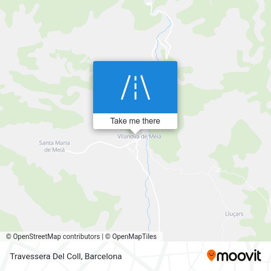 Travessera Del Coll map