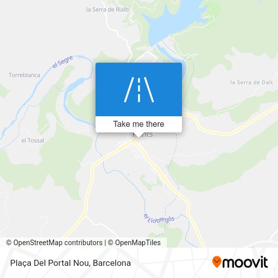 Plaça Del Portal Nou map