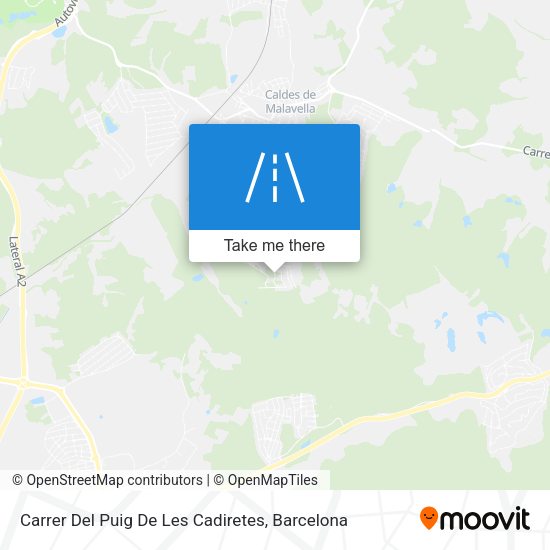Carrer Del Puig De Les Cadiretes map