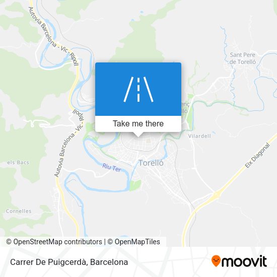 Carrer De Puigcerdà map