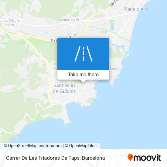 Carrer De Les Triadores De Taps map
