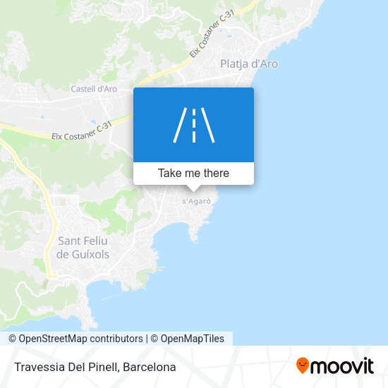Travessia Del Pinell map
