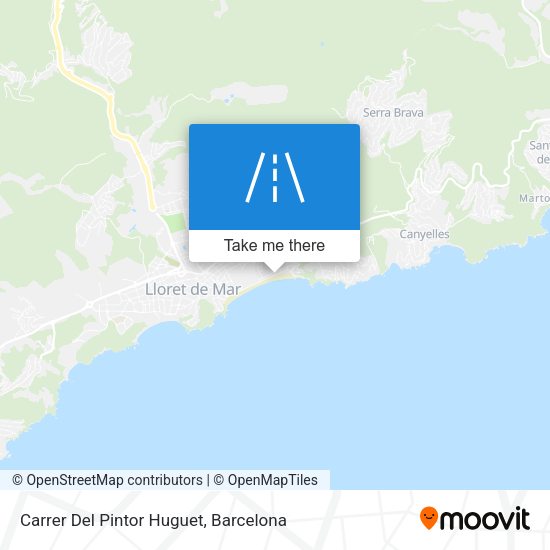 Carrer Del Pintor Huguet map