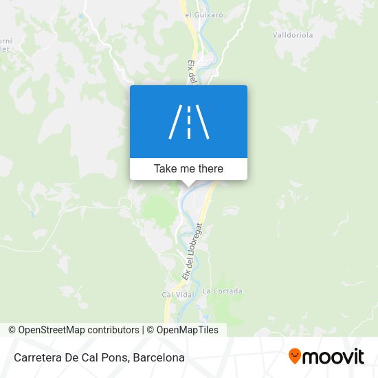 Carretera De Cal Pons map