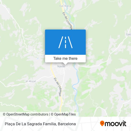 Plaça De La Sagrada Família map