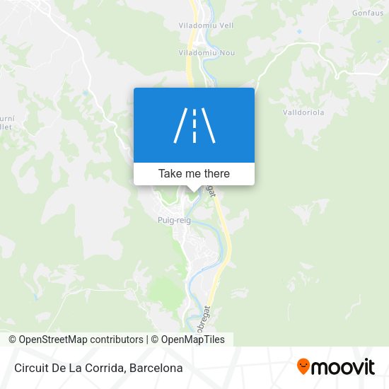 Circuit De La Corrida map