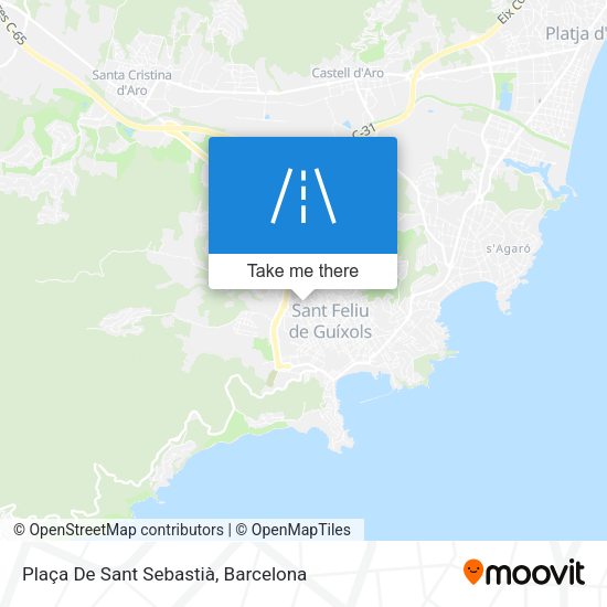 Plaça De Sant Sebastià map