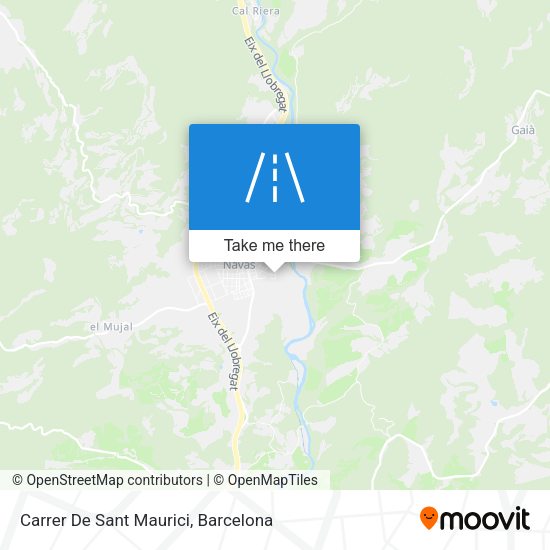 Carrer De Sant Maurici map