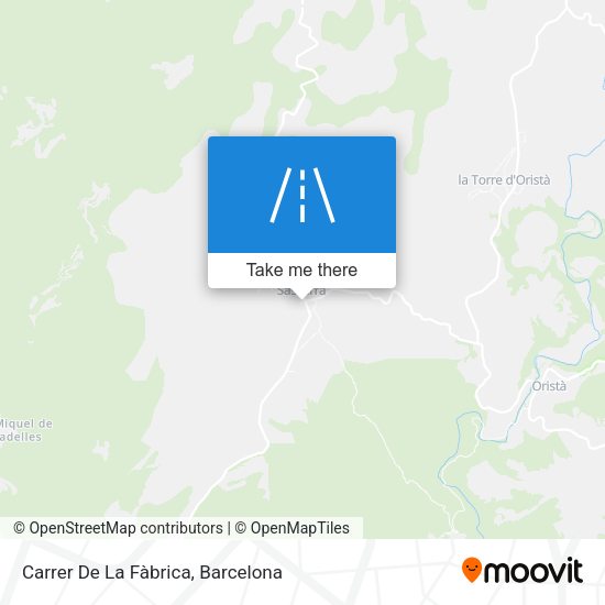 Carrer De La Fàbrica map