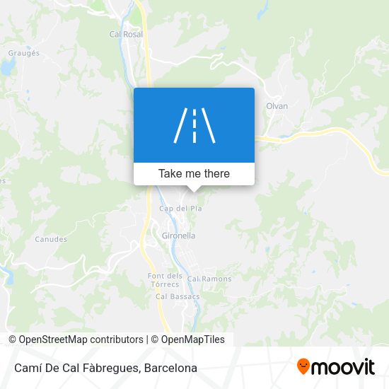 Camí De Cal Fàbregues map