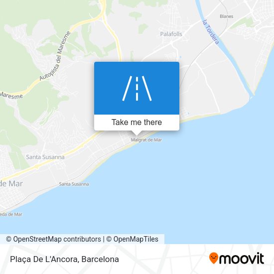 Plaça De L'Ancora map