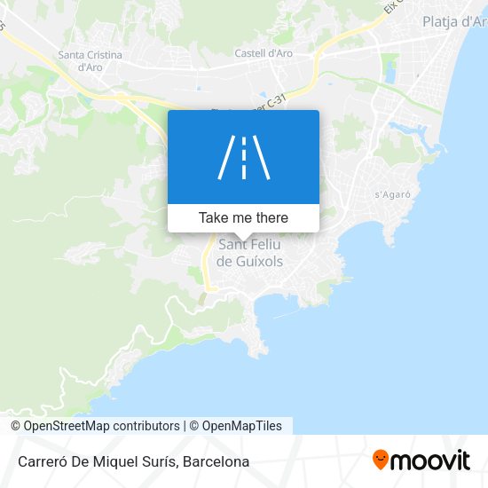 Carreró De Miquel Surís map