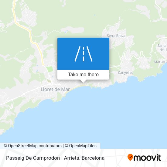 Passeig De Camprodon I Arrieta map