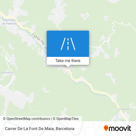 Carrer De La Font De Maia map