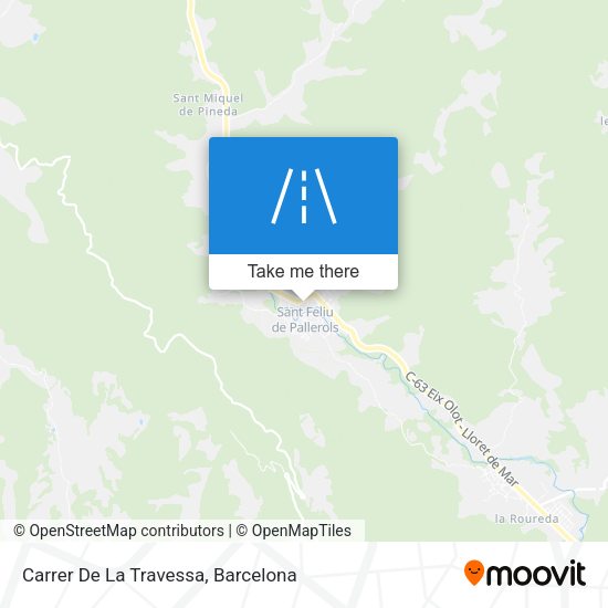 Carrer De La Travessa map