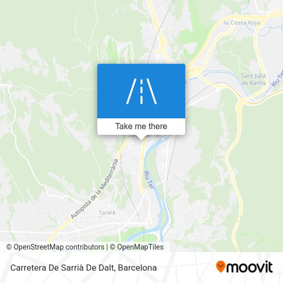 Carretera De Sarrià De Dalt map