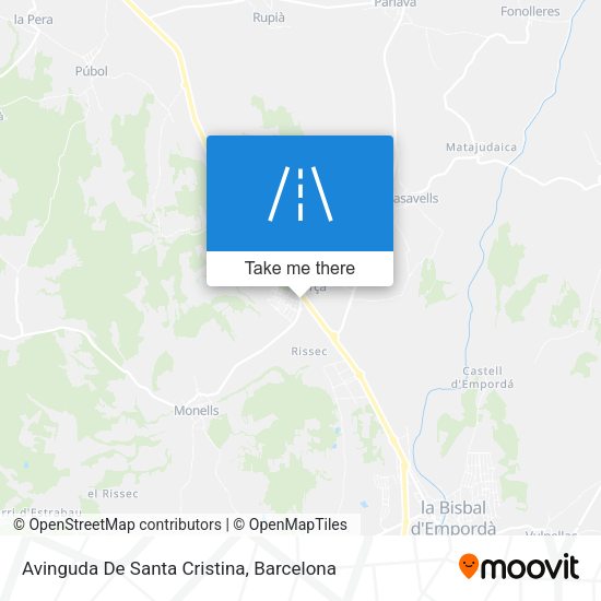 Avinguda De Santa Cristina map