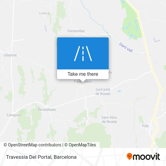 Travessia Del Portal map