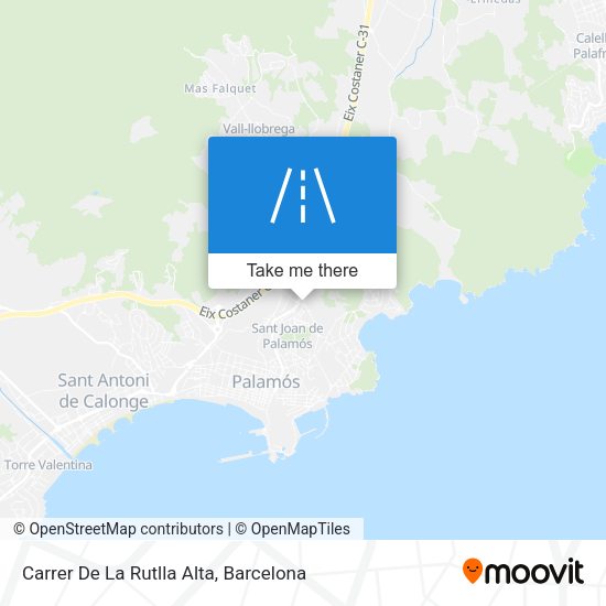 Carrer De La Rutlla Alta map