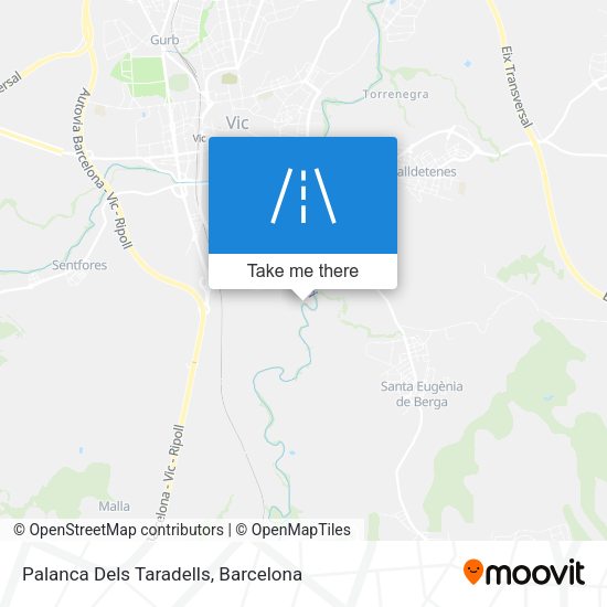 Palanca Dels Taradells map