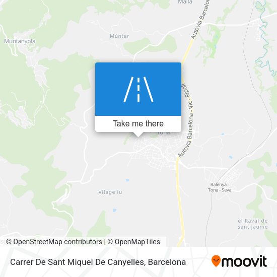 Carrer De Sant Miquel De Canyelles map