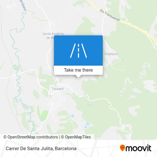 Carrer De Santa Julita map