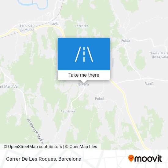 Carrer De Les Roques map