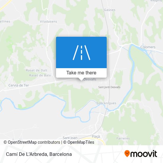 Camí De L'Arbreda map