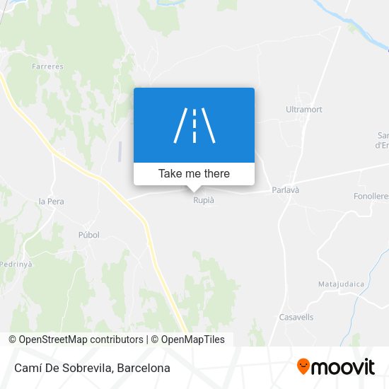 Camí De Sobrevila map
