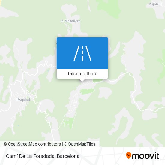 Camí De La Foradada map