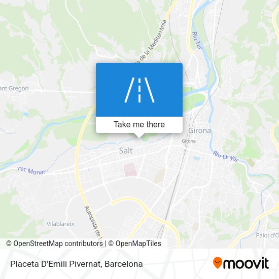 Placeta D'Emili Pivernat map