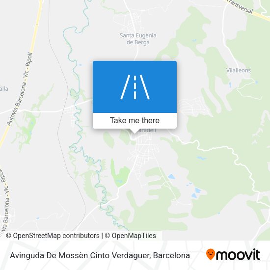 Avinguda De Mossèn Cinto Verdaguer map