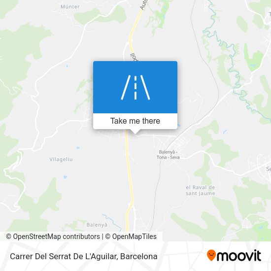 Carrer Del Serrat De L'Aguilar map