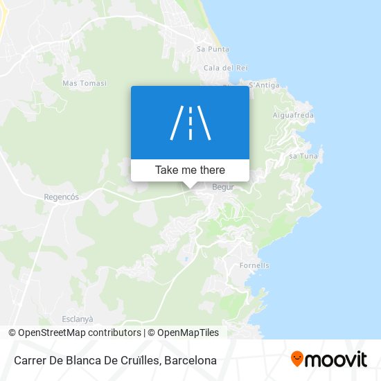 Carrer De Blanca De Cruïlles map