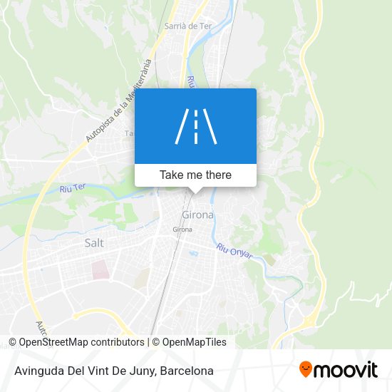 Avinguda Del Vint De Juny map