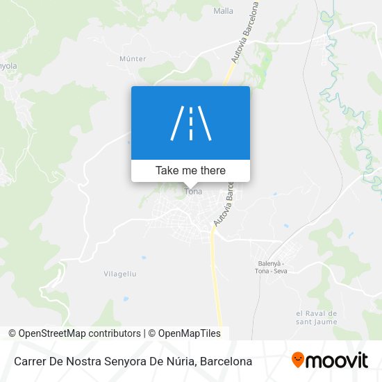 Carrer De Nostra Senyora De Núria map