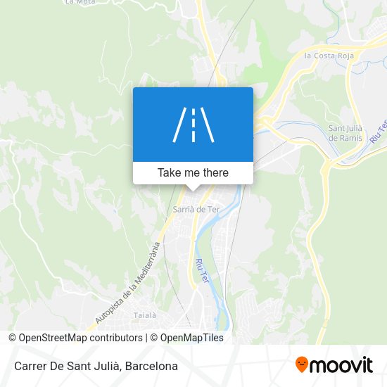 Carrer De Sant Julià map