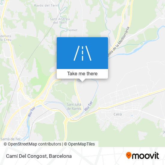 Camí Del Congost map