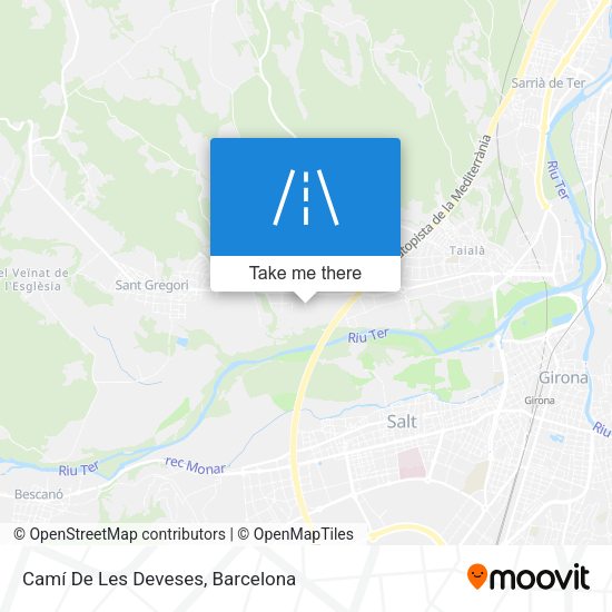 Camí De Les Deveses map
