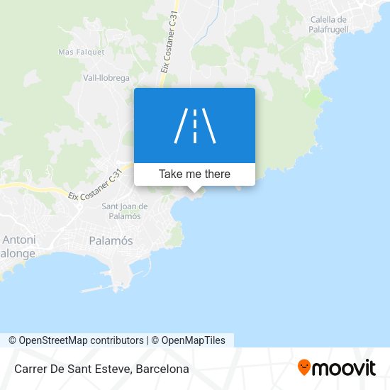 Carrer De Sant Esteve map
